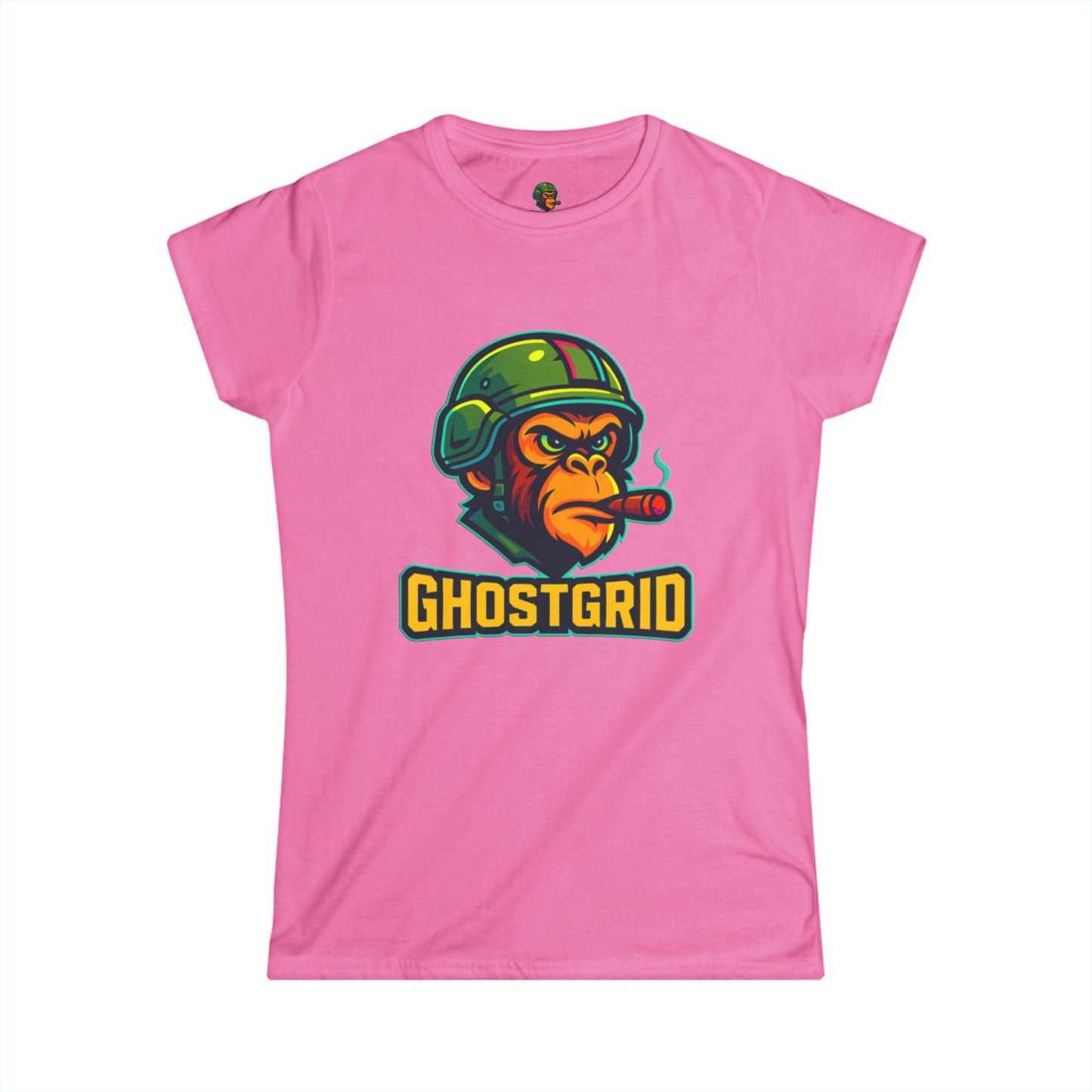 GhostGrid Official- Women's Softstyle Tee, Casual Shirt, Gift for Gamers, Gaming Apparel, Streetwear, Graphic Tee