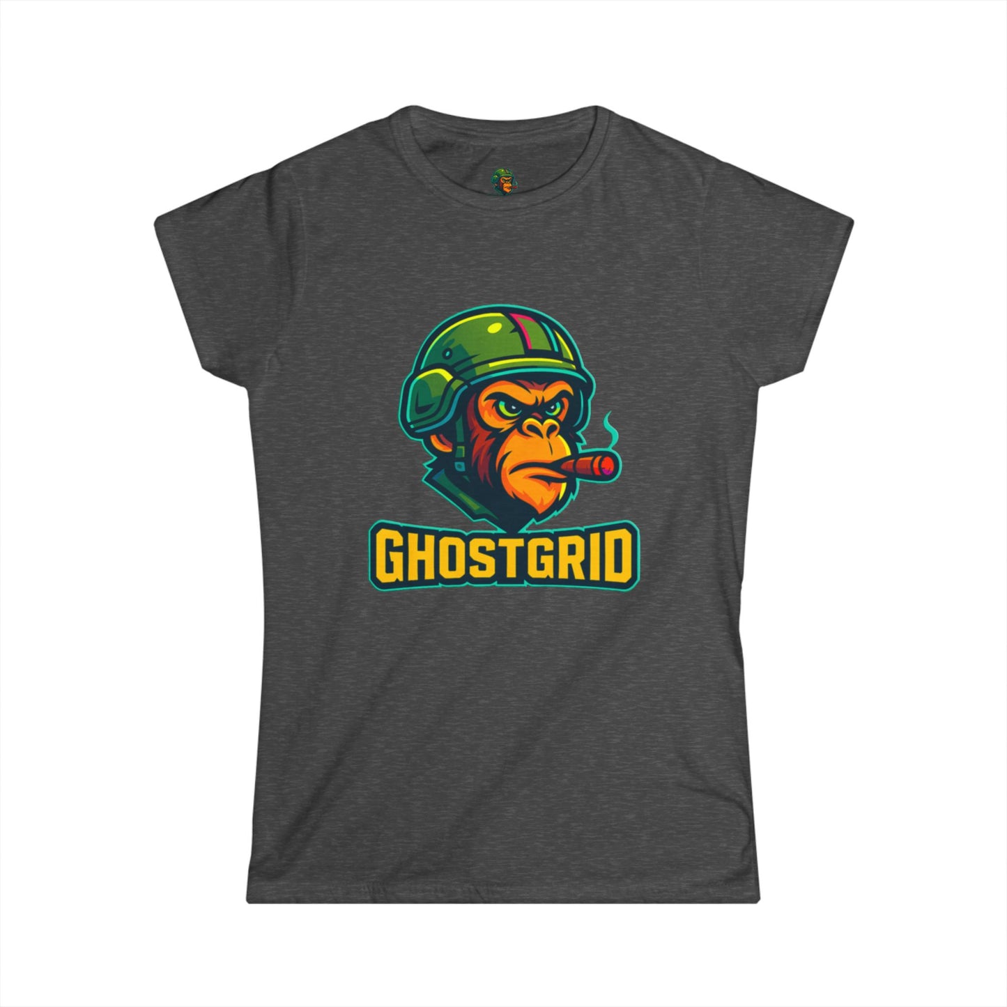 GhostGrid Official- Women's Softstyle Tee, Casual Shirt, Gift for Gamers, Gaming Apparel, Streetwear, Graphic Tee