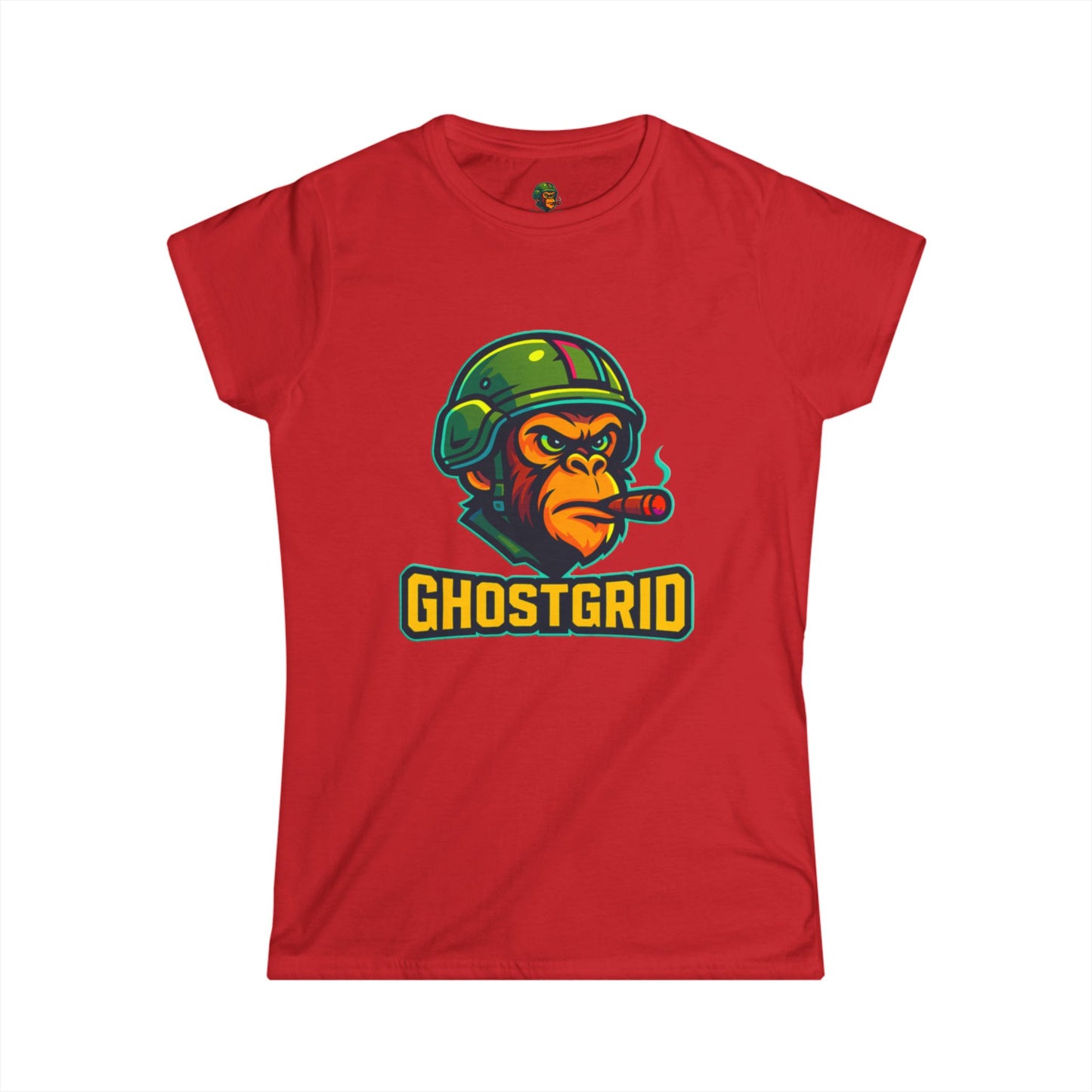GhostGrid Official- Women's Softstyle Tee, Casual Shirt, Gift for Gamers, Gaming Apparel, Streetwear, Graphic Tee