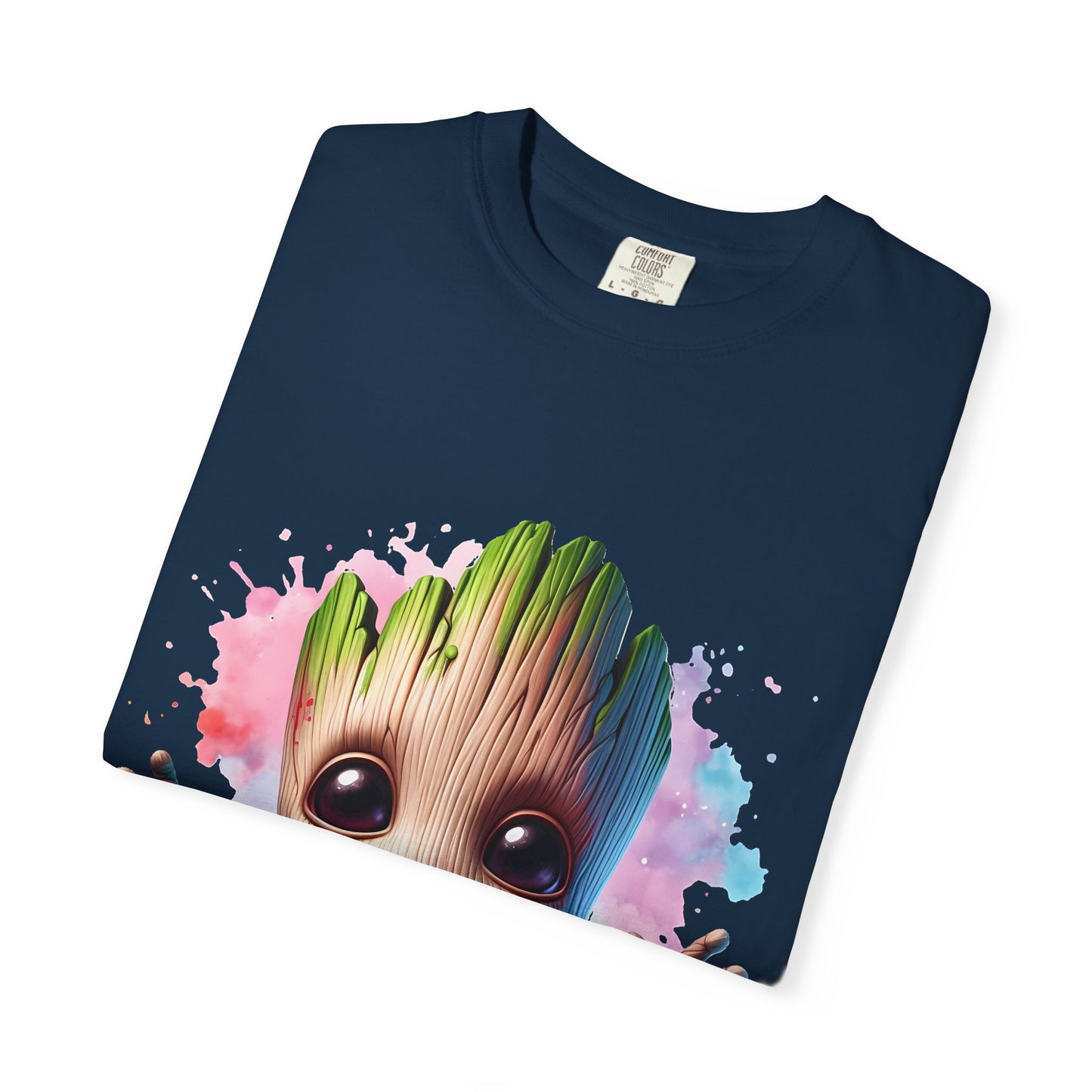 Colorful Baby Groot Inspired Unisex T-Shirt - Cute Graphic Tee, Gift for Fans, Summer Style, Casual Wear, Kids & Adults