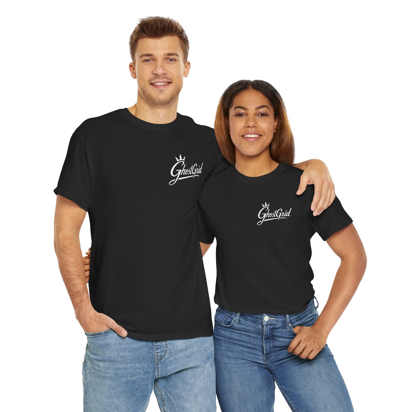 GhostGrid Official Unisex Heavy Cotton Tee - Comfortable Casual Wear, Perfect for Everyday Adventures