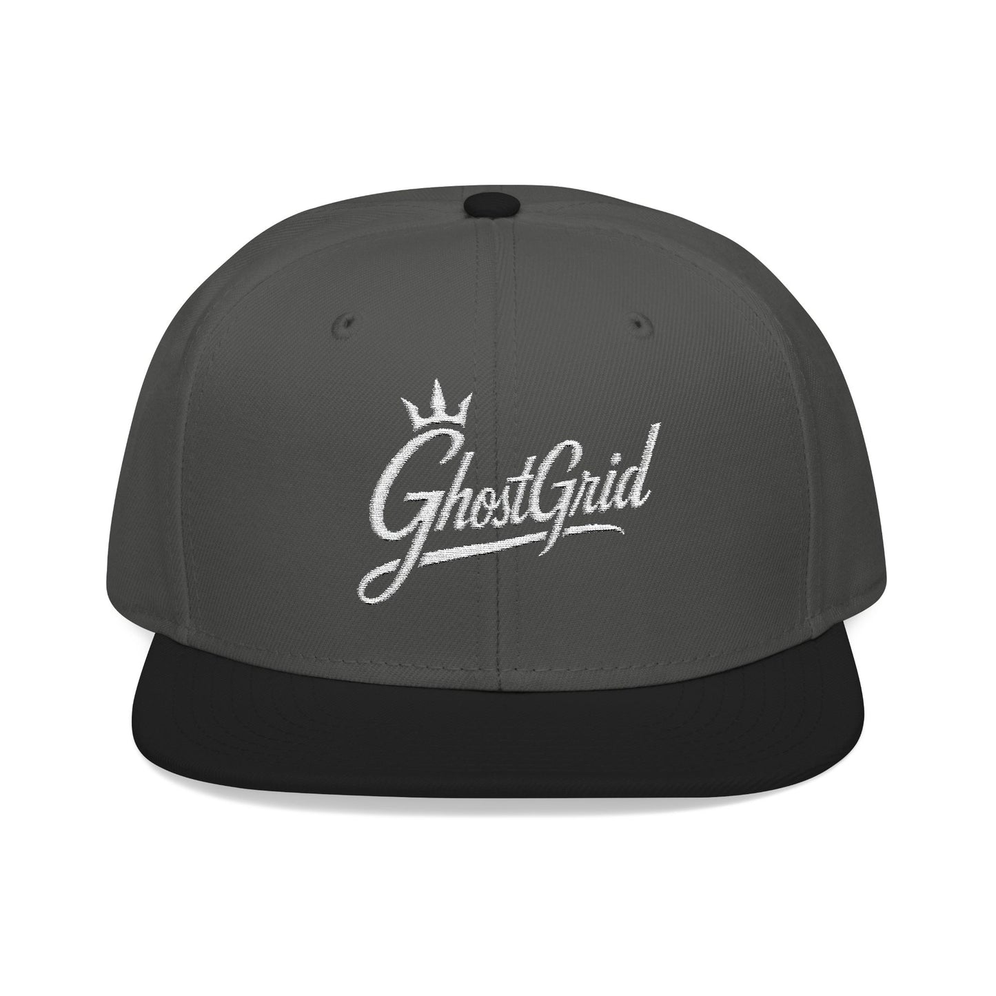 Stylish Embroidered GhostGrid Official Snapback Cap - Trendy Headwear, Gift for Him/Her, Everyday Wear, Streetwear Fashion, Casual Accessories