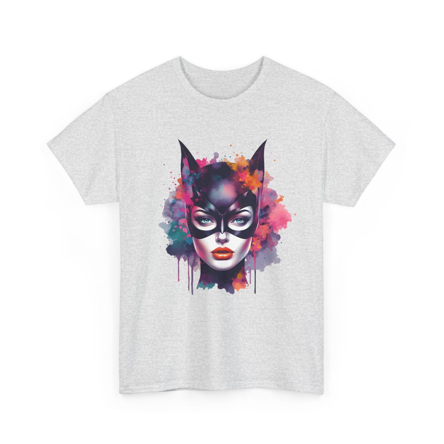 Graphic Tee Feline Focus Street Precision Unisex Heavy Cotton