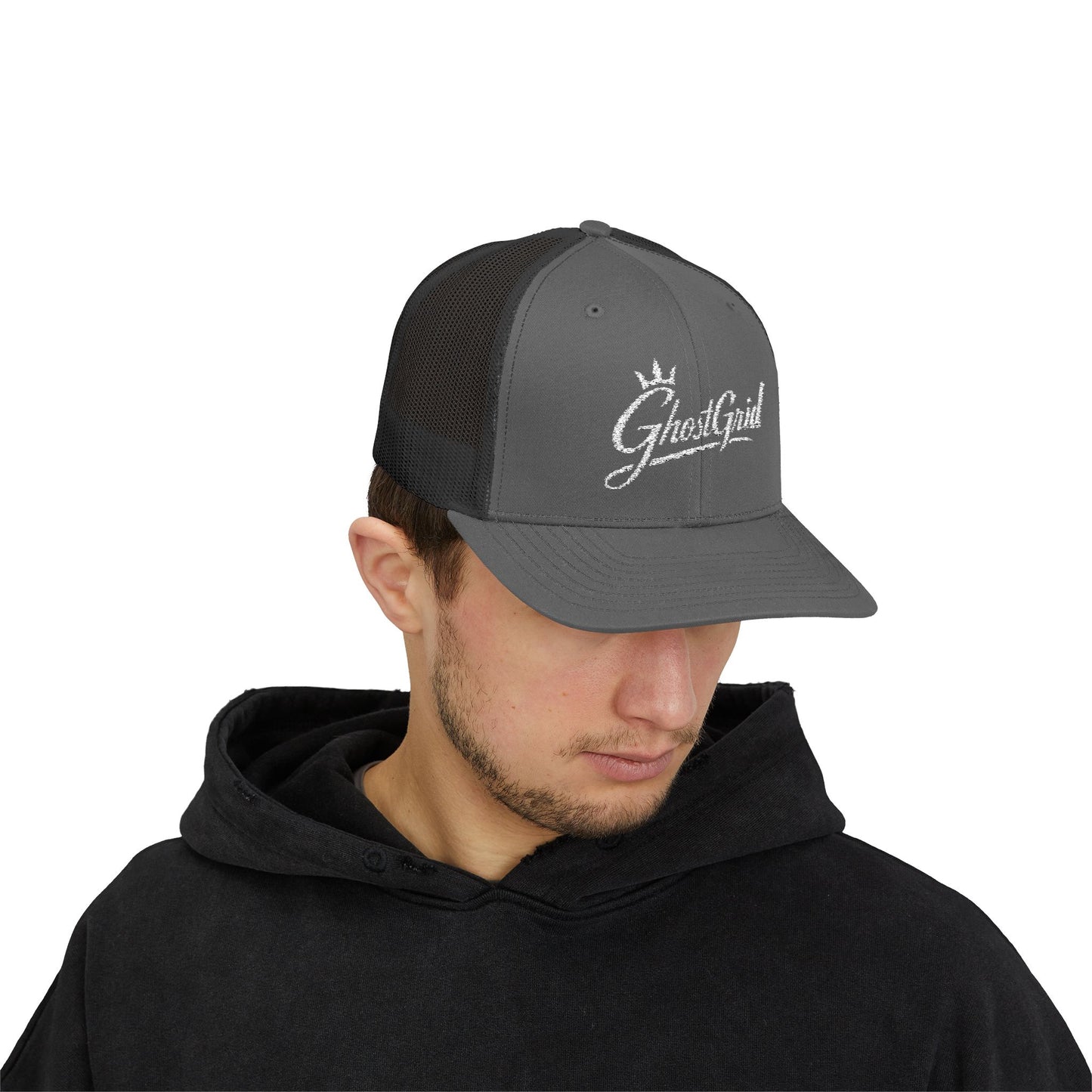 Stylish Snapback Trucker Cap for Trendsetters, GhostGrid Apparel Official Snapback