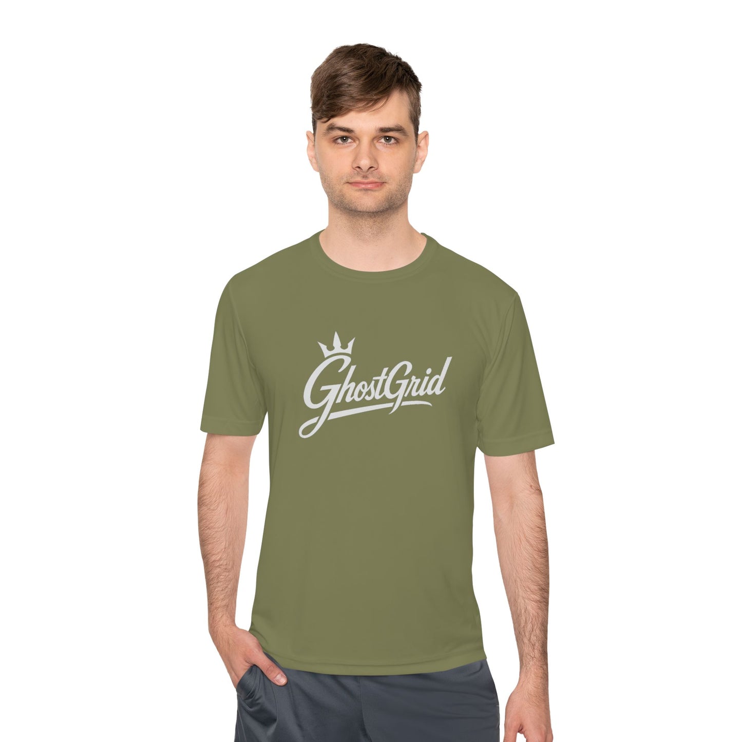 GhostGrid Original Official Unisex Moisture Wicking Tee - Perfect for Athletes, Fitness Lovers, and Everyday Wear, Birthday Gift, Sports Event, Gym Shirt, Graphic Tee