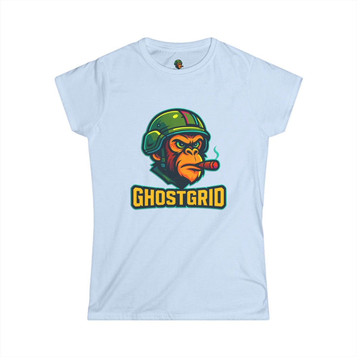 GhostGrid Official- Women's Softstyle Tee, Casual Shirt, Gift for Gamers, Gaming Apparel, Streetwear, Graphic Tee
