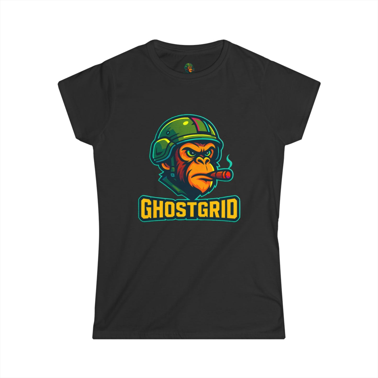 GhostGrid Official- Women's Softstyle Tee, Casual Shirt, Gift for Gamers, Gaming Apparel, Streetwear, Graphic Tee