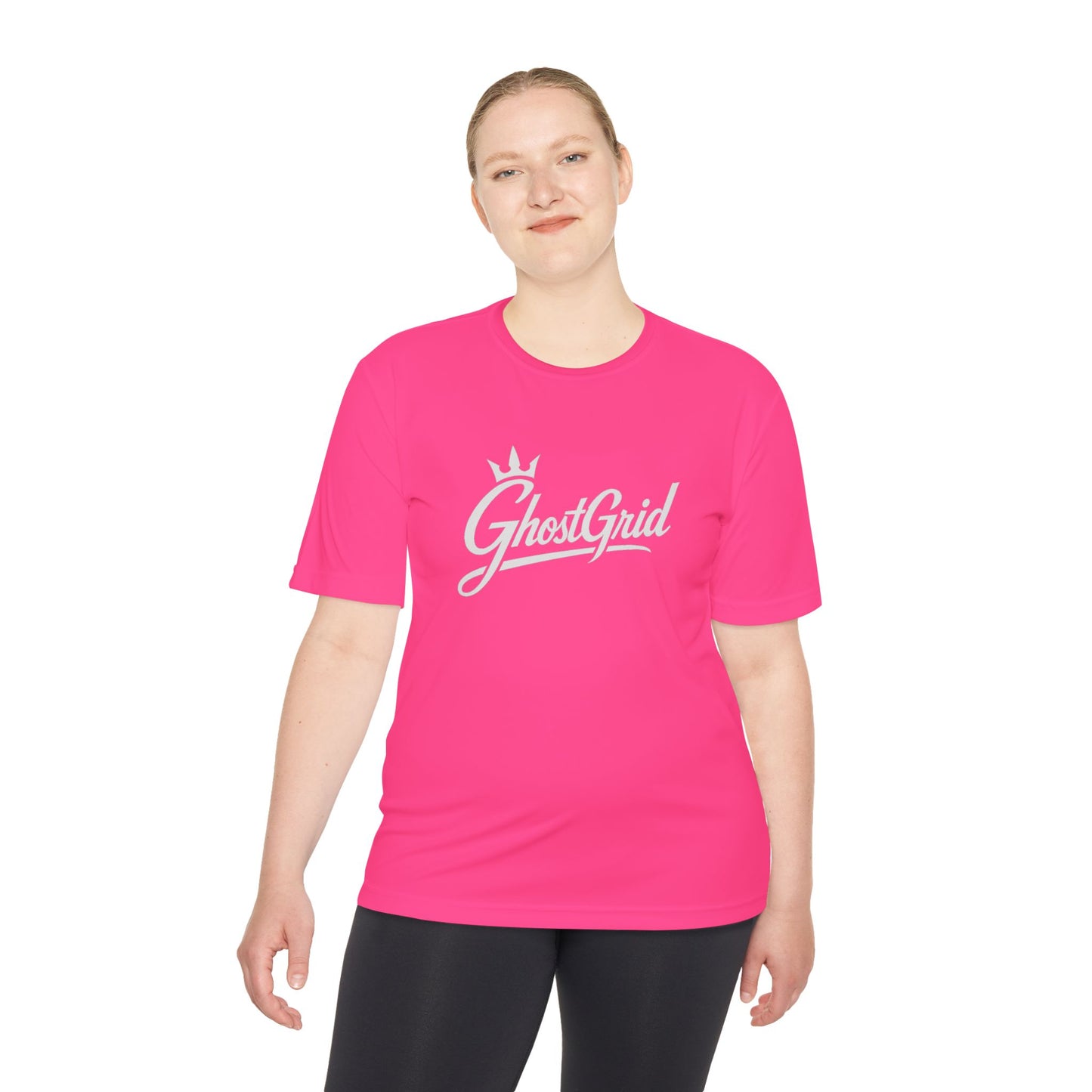 GhostGrid Original Official Unisex Moisture Wicking Tee - Perfect for Athletes, Fitness Lovers, and Everyday Wear, Birthday Gift, Sports Event, Gym Shirt, Graphic Tee