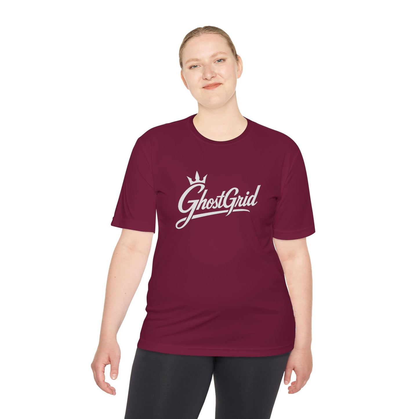 GhostGrid Original Official Unisex Moisture Wicking Tee - Perfect for Athletes, Fitness Lovers, and Everyday Wear, Birthday Gift, Sports Event, Gym Shirt, Graphic Tee