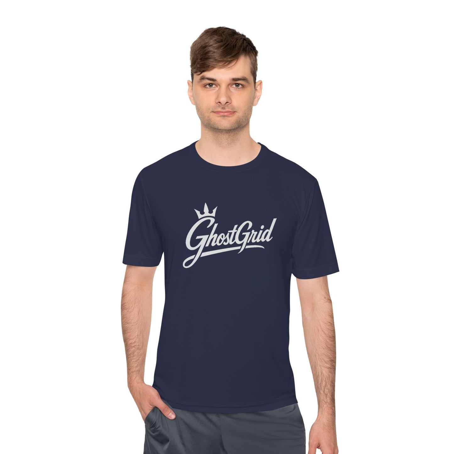 GhostGrid Original Official Unisex Moisture Wicking Tee - Perfect for Athletes, Fitness Lovers, and Everyday Wear, Birthday Gift, Sports Event, Gym Shirt, Graphic Tee