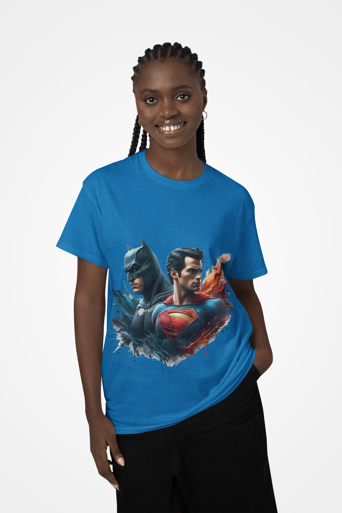 Classic Superhero Crew Tee: Iconic inspired Design, Unisex T-Shirt