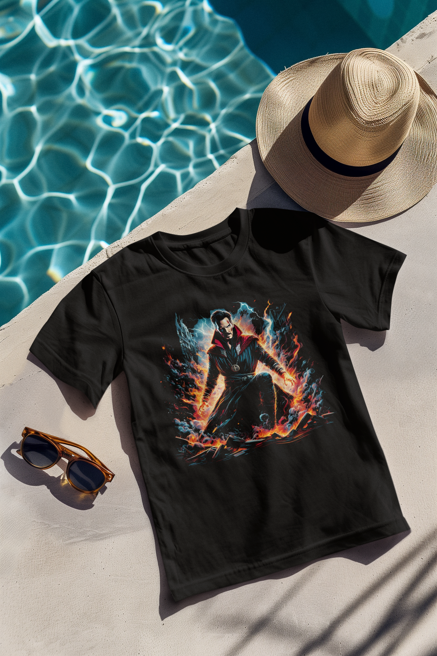 Mystic Flame Realm Tee – Sorcerer Supreme Edition