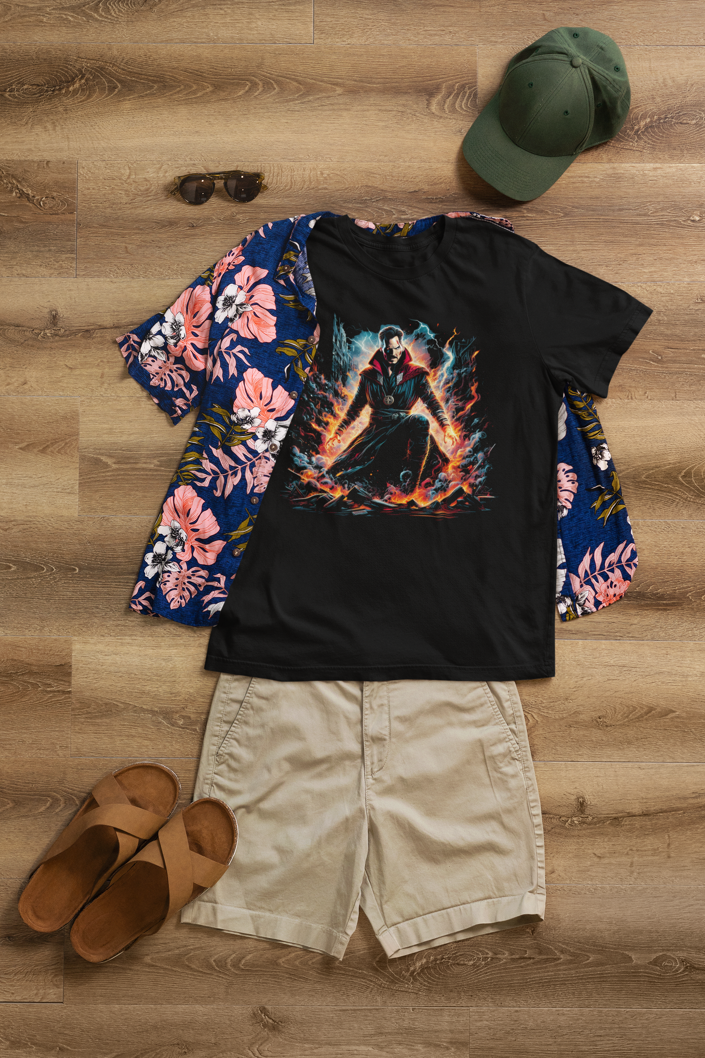 Mystic Flame Realm Tee – Sorcerer Supreme Edition