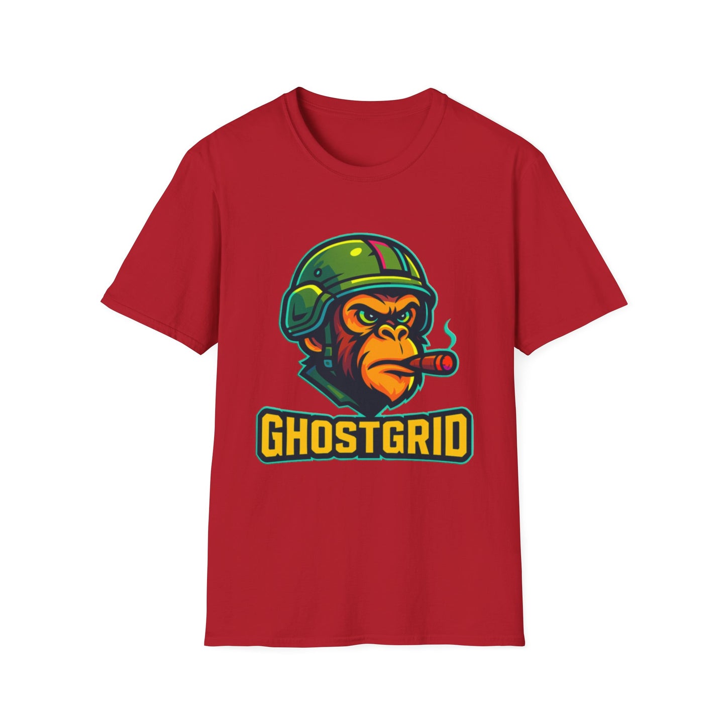 Ghostgrid Official Tactical Logo Unisex Softstyle T-Shirt