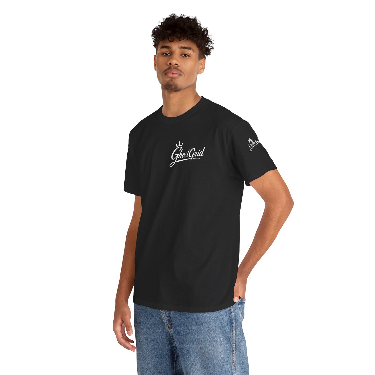 GhostGrid Official Unisex Heavy Cotton Tee - Comfortable Casual Wear, Perfect for Everyday Adventures