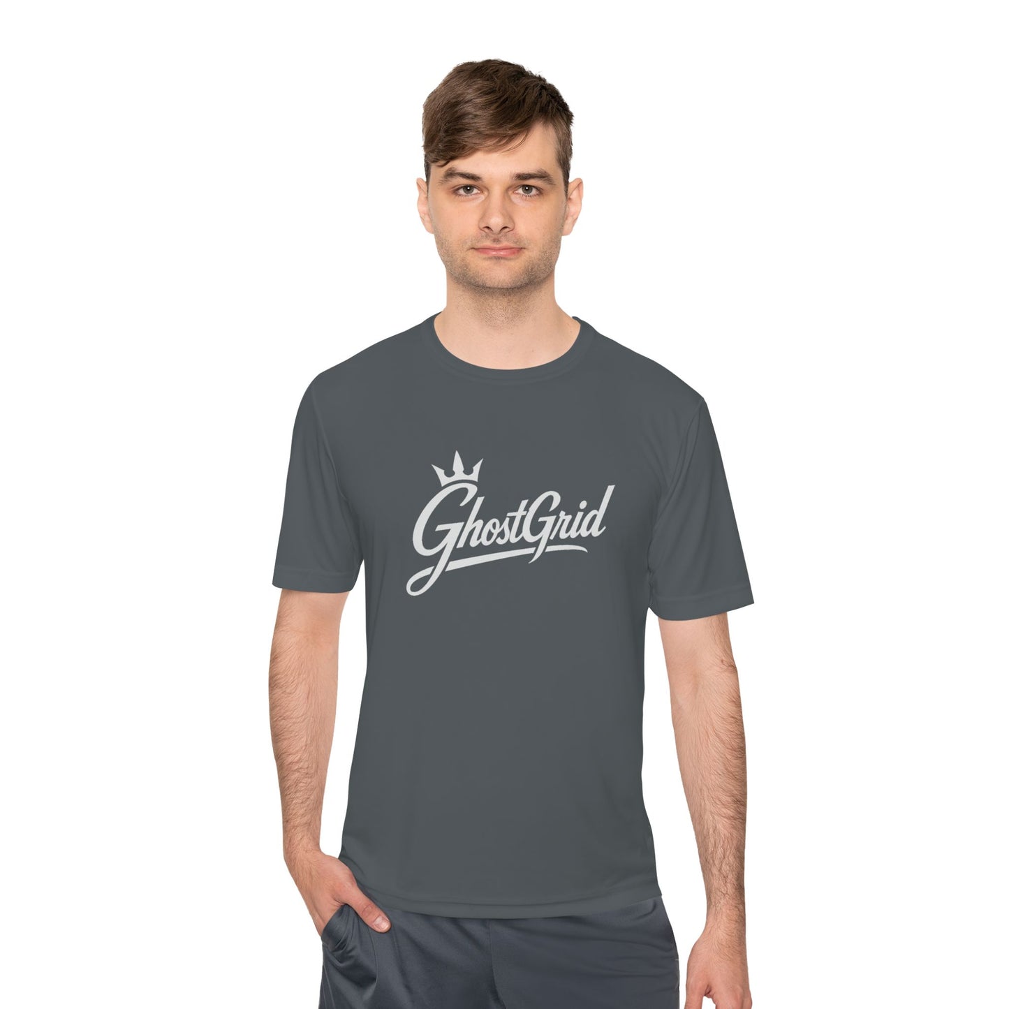 GhostGrid Original Official Unisex Moisture Wicking Tee - Perfect for Athletes, Fitness Lovers, and Everyday Wear, Birthday Gift, Sports Event, Gym Shirt, Graphic Tee