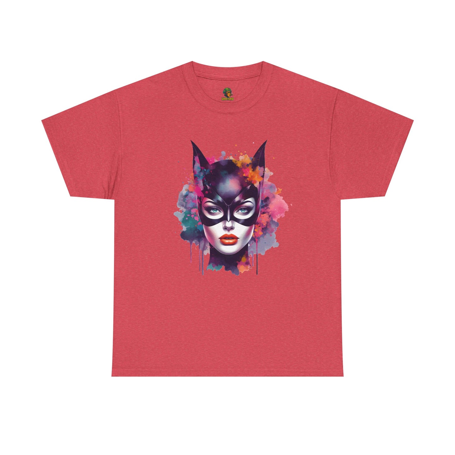 Graphic Tee Feline Focus Street Precision Unisex Heavy Cotton