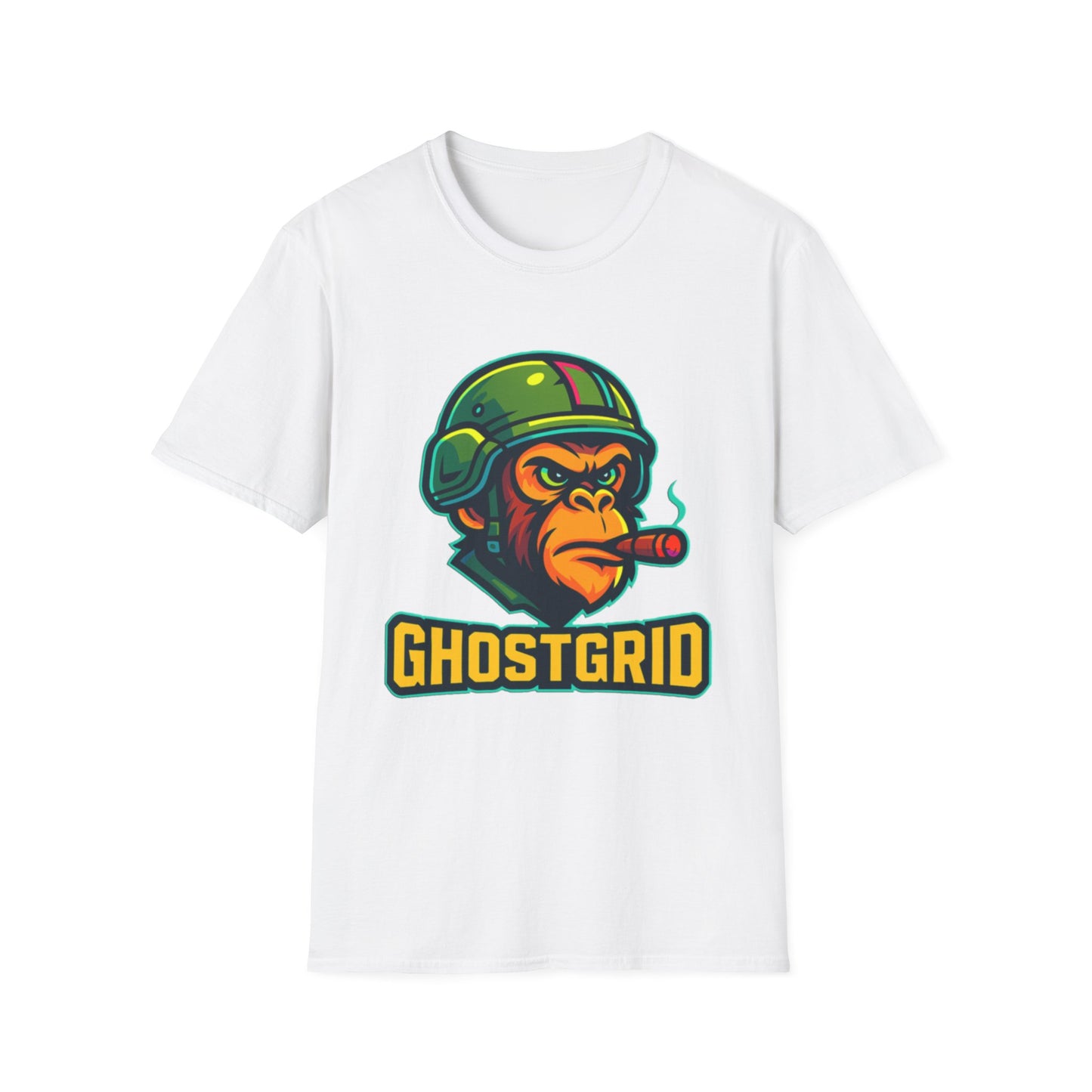 Ghostgrid Official Tactical Logo Unisex Softstyle T-Shirt