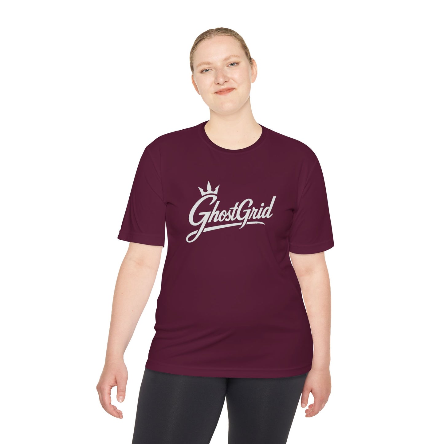 GhostGrid Original Official Unisex Moisture Wicking Tee - Perfect for Athletes, Fitness Lovers, and Everyday Wear, Birthday Gift, Sports Event, Gym Shirt, Graphic Tee