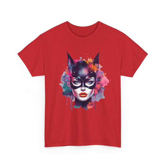 Graphic Tee Feline Focus Street Precision Unisex Heavy Cotton