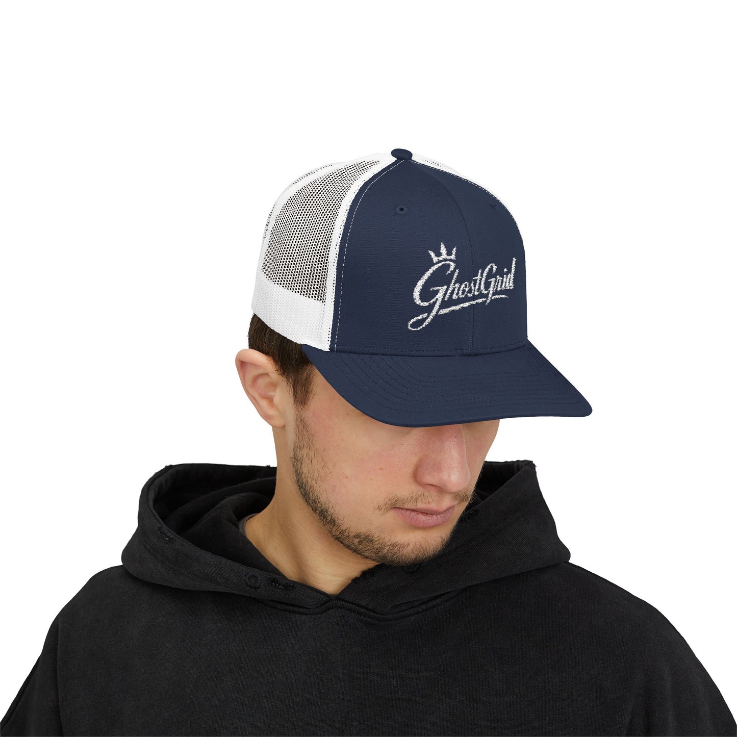 Stylish Snapback Trucker Cap for Trendsetters, GhostGrid Apparel Official Snapback