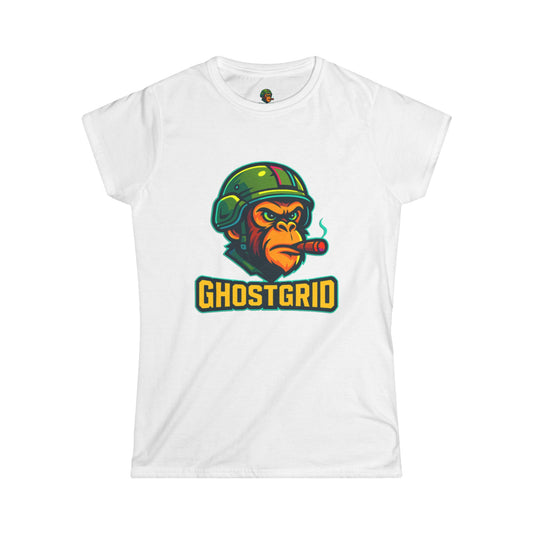 GhostGrid Official- Women's Softstyle Tee, Casual Shirt, Gift for Gamers, Gaming Apparel, Streetwear, Graphic Tee