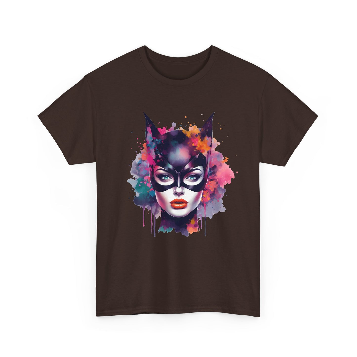 Graphic Tee Feline Focus Street Precision Unisex Heavy Cotton
