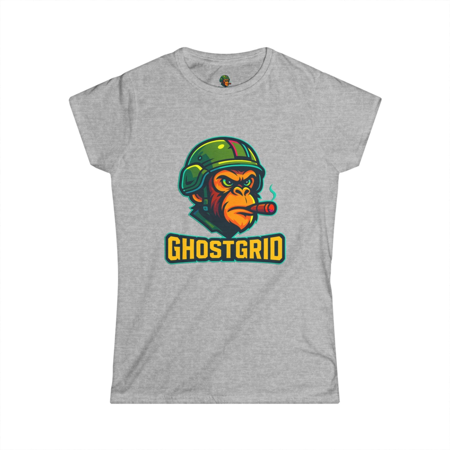 GhostGrid Official- Women's Softstyle Tee, Casual Shirt, Gift for Gamers, Gaming Apparel, Streetwear, Graphic Tee