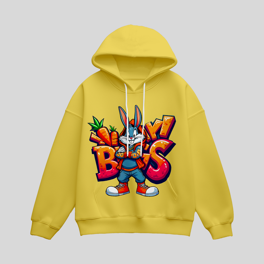 Carrot Boss Bunny — Street Style Premium DTF Heat Transfer (Film Only)