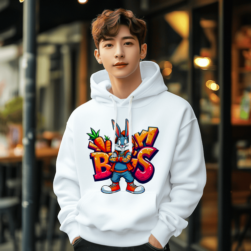 Carrot Boss Bunny — Street Style Premium DTF Heat Transfer (Film Only)