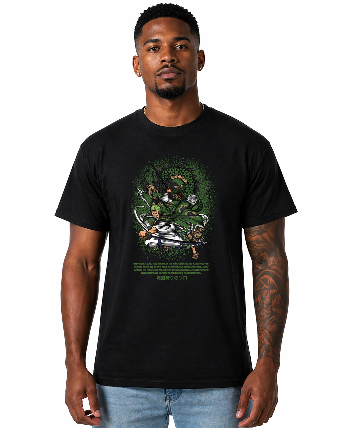 Samurai Anime Streetwear Tee | Dragon Graphic Shirt Goes Hard