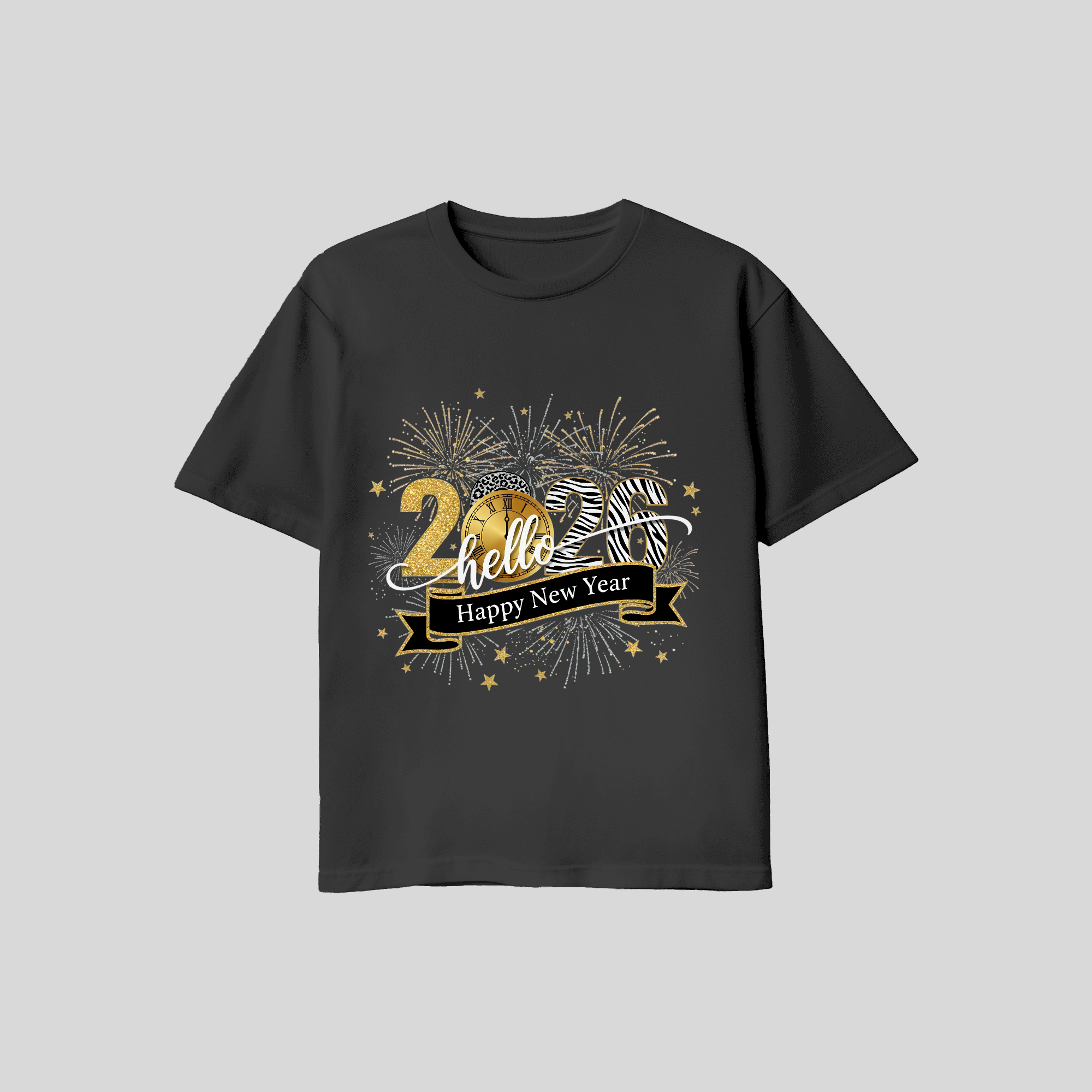 Welcome 2026 in Style — Premium DTF Heat Transfer (Film Only)