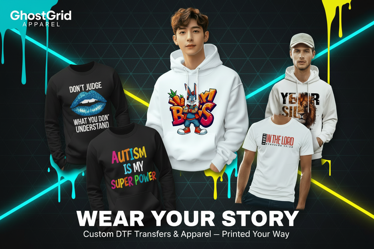 GhostGrid Apparel Banner